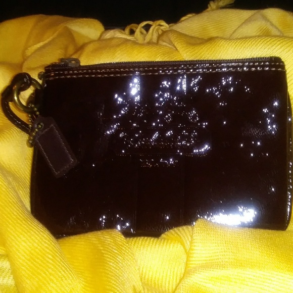 Rich chocolate coach wristlette - Picture 1 of 3